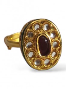 Kundan Finger Ring